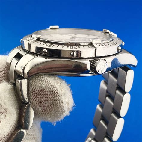 breitling 1884 colt men's stainless steel wrist watch|Pre.